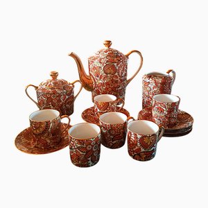 Homemade Tea Service from Bernardaud Limoges and Lazeyras Limoges, Set of 15