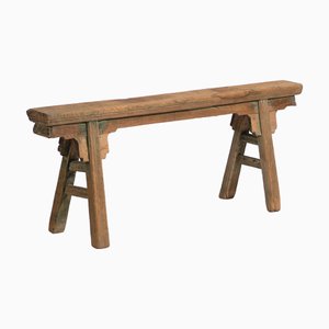 Antique Footboard Bench, 1870s