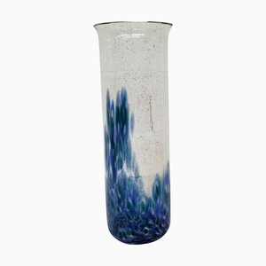 Murano Glass Neverrino Vase attributed to Gae Aulenti for Vistosi, 1970s