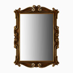 Miroir en Bois Laqué, 1980s