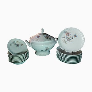 Servizio da tavola modello Ankara di Tharaud Limoges, set di 18