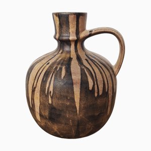 Vaso da terra grande di Friedgard Glatzle per Karlsruhe Majolika, 1977