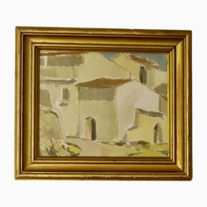 Tage Sahlberg, Spansk, 1950s-1960s, Oil on Board, Framed