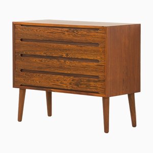 Scandinavian Minimalist Rosewood Chest of Drawers in the style of Nils Jonsson, 1960s