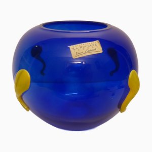 Art Glass Vase by Pierre Casenove for La Rochiere, France