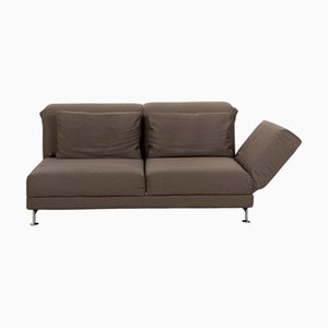 Zwei-Sitzer Sofa aus Moule Stoff von Brühl