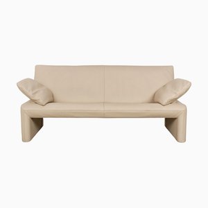 Linea 2-Seater Sofa in Cream Leather from Jori