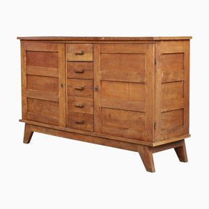 Patiniertes Sideboard aus Eiche von René Gabriel, Frankreich, 1940er