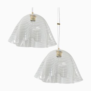 Lampada Fazzoletto attribuita a JT Kalmar per Kalmar, anni '70