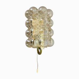 Amber Glass Wall Light by Helena Tynell from Glashütte Limburg, 1960s