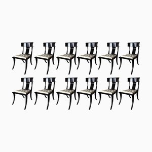 White Leather Dining Chairs from Pescetta Home Decoration, Set of 12