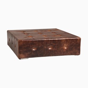 Brown Squared Ottoman