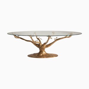 Tree Brass Sculpture Table from Pescetta