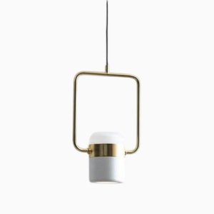 Ling P1 V LED Hängelampe aus Messing von Seed Design