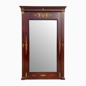 19th Century Empire Mahogany Mirror