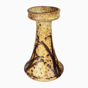 Mid-Century Modern Danish Studio Pottery Candleholder from Aage Würtz, 1960s