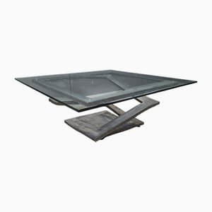 Fleur De Fer Coffee Table by Maurice Barilone for Roche Bobois, 1980s