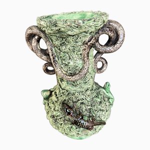 Ceramic Vase by Manuel Mafra, Portugal, 1900s