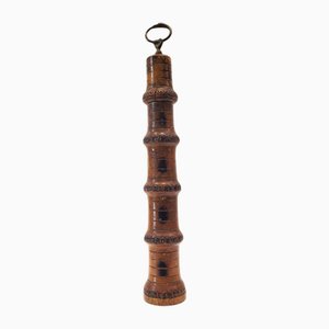 Bamboo and Bronze Pepper Shaker