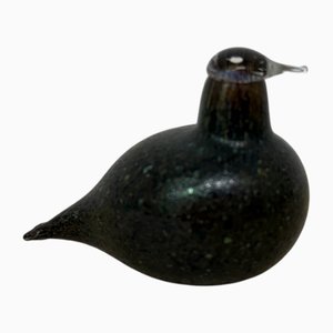 Kleiner Goldcrest Vogel Pikku Hippi von Oiva Toikka Iittala für Nuutajärvi, 1990er