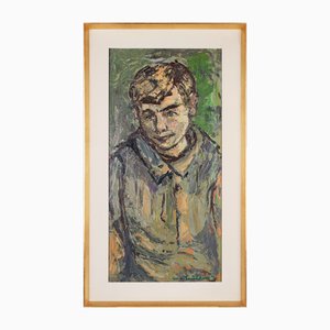 Jan Vandekerckhove, Child, 1966, Olio su tela, Incorniciato