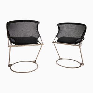 Set of Nuvola Dining Room Chairs by Herbert Ohl for Wilkhahn, 1980s