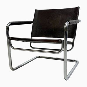 Dark Brown Rondo Cantilever Armchair by Heinrich Pfalzberger, 1960s