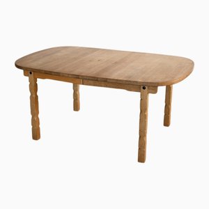 Vintage Extendable Dining Table by Henning Kjærnulf, 1960s