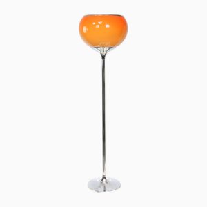 Lampadaire Flash Space Age Orange par Studio 6G pour Guzzini, 1970s