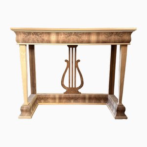 Italian Natural Console Table in Walnut from Simoeng