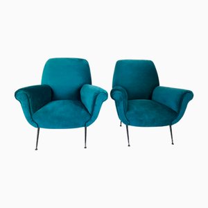 Set of Vintage Lounge Chairs by Gigi Radice, 1950s
