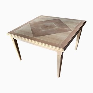 Italian Square Natural Walnut Coffee Table from Simoeng