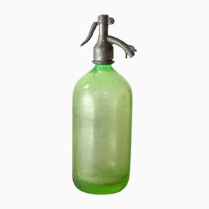 Vintage Uranium Glass Syphon Table Lamp from Welker, 1938
