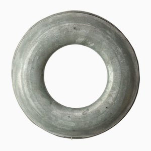 Vintage Italian Metal Doughnut Wall Lamp
