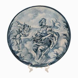 Ceramic Decorative Plate by Giacomo Raimondi for Albisola, Italy, 1960s