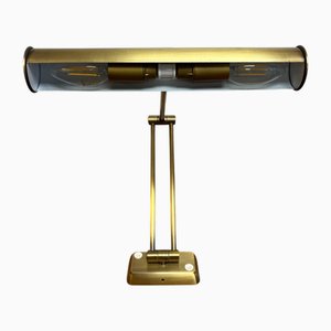 Mid-Century Brass Wall Lamp Picture Lamp from Sölken Leuchten, Germany, 1960s