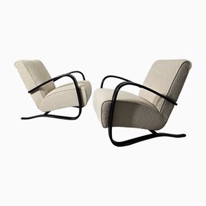 Set of H-269 Armchairs by Jindřich Halabala, 1940s