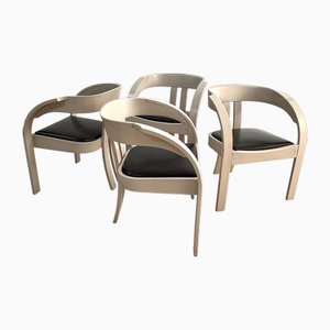 Elisa Chairs by Giovanni and Giampiero Battista Bassi for Poltronova, 1960s, Set of 4