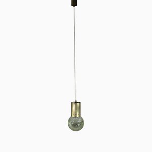 Murano Glass and Brass Wall Lamp by Gino Sarfatti for Seguso, 1950s