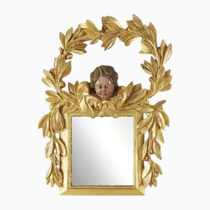 Miroir Doré avec Putto, 1800s
