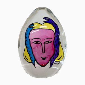 Ulrica Hydman Vallien Presse Papier from Kosta Boda, 1990s