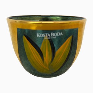Mini Sculpture Bowl by Ulrica Hydman Vallien for Kosta Boda, 1980s