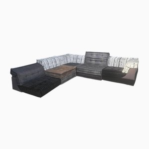 Modular Sectional Sofa in the Manner of Mah Jong, 1990