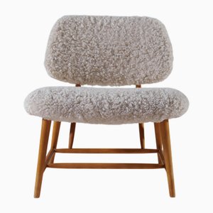 Sedia Teve Mid-Century moderna di Alf Svensson, 1955
