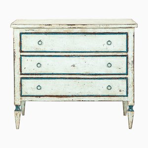 19th Century Spanish Chest in Duck Egg Blue