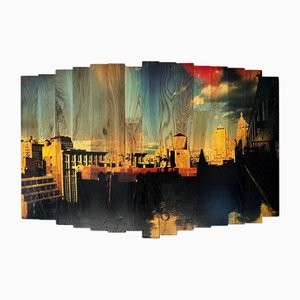 Hugo Garcia-Urrutia, Soaring Sky High, 2024, Photograph on Maple Wood
