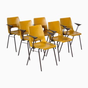 Mid-Century Schreibtischsessel von Ahrend De Cirkel, 1970er, 6er Set