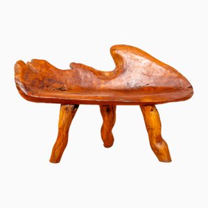 Sculptural Statement Bench in Teak, 1970