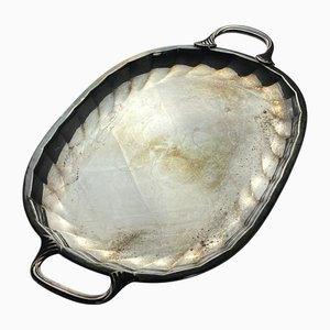 Large Silver Plated Tray by Ricci Alessandria, 1960s