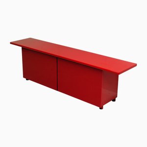 Sideboard Cartesio in Cherry Red by Verardo Italia, 1980s